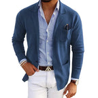 Herren Blazer Jacke – Smart-Casual Anzugjacke mit Reverskragen