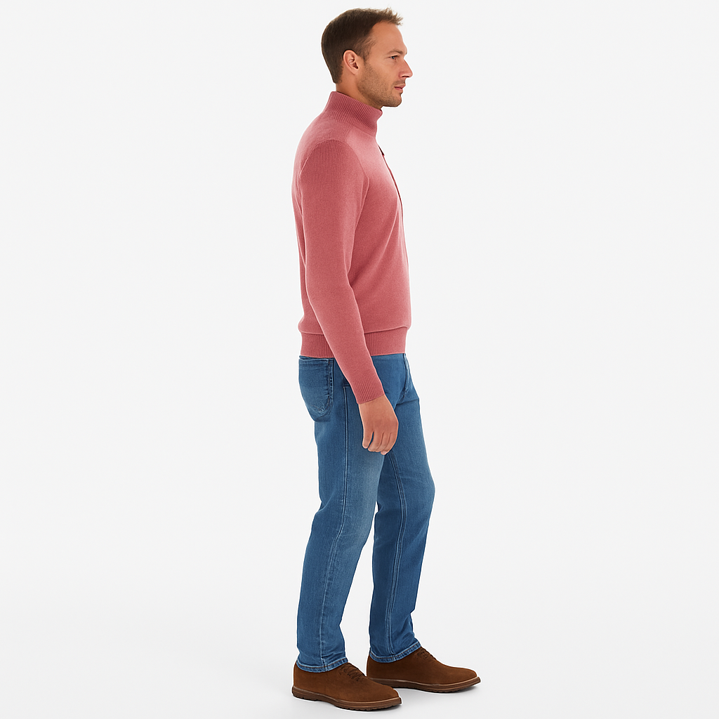 Herren Half-Zip Pullover – Strickpullover für smart-casual Outfits