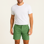 Herren Stretch-Baumwoll-Chino-Shorts – Leichter Sommer-Smart-Style