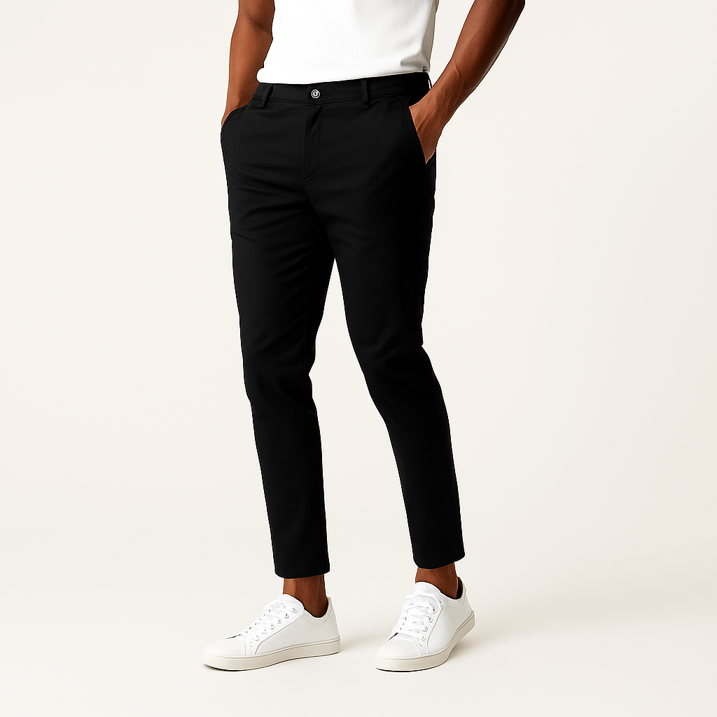 Men’s Slim-Fit Cotton Chinos – Lightweight & Smart Casual Trousers