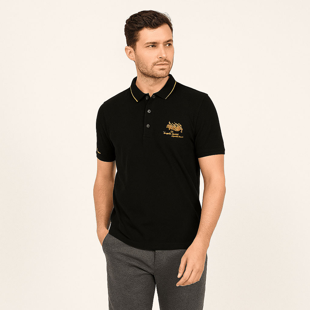 Herren Luxus Baumwoll-Polo-Shirt – Nevio Weiche Atmungsaktive Passform