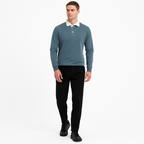 Herren Polo Pullover – Langarm Stricktop für smart-casual Outfits