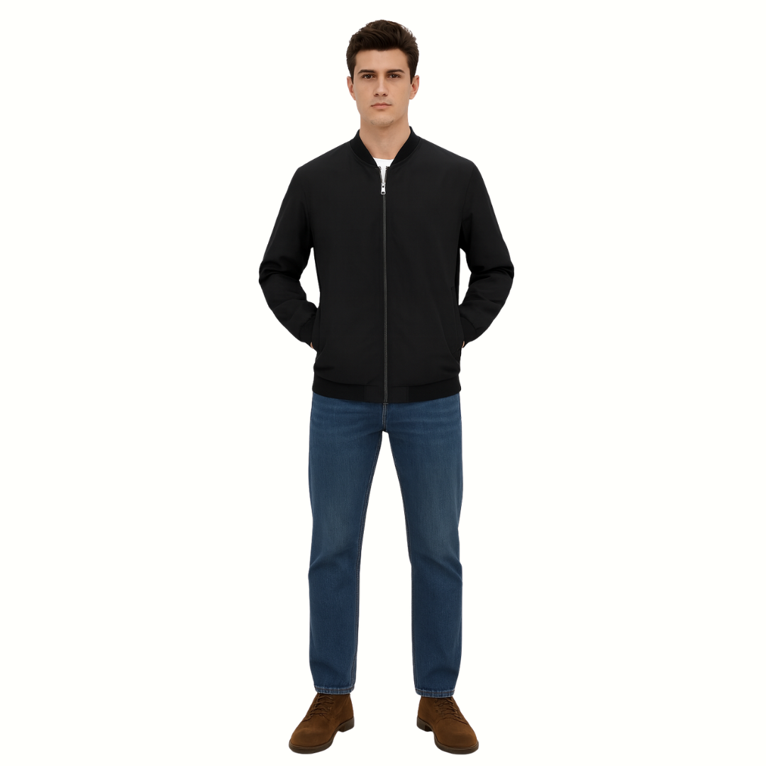Herren Baseballjacke – Klassische Varsity Bomber Style Oberbekleidung