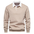 Herren Polo Pullover – Langarm Stricktop für smart-casual Outfits