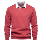 Herren Polo Pullover – Langarm Stricktop für smart-casual Outfits