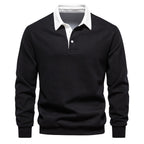 Herren Polo Pullover – Langarm Stricktop für smart-casual Outfits