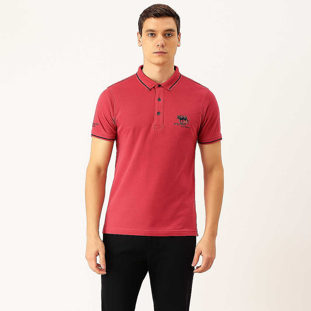 Herren Luxus Baumwoll-Polo-Shirt – Nevio Weiche Atmungsaktive Passform