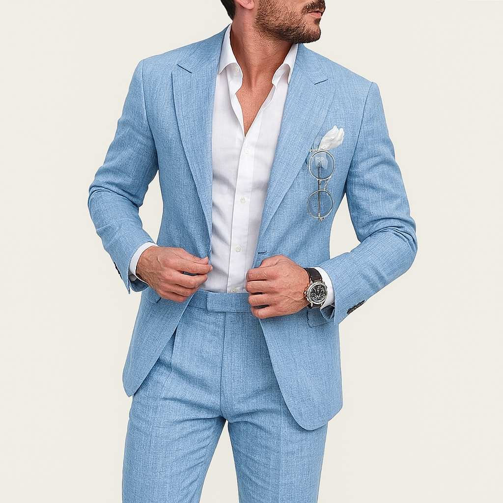Herren Eleganter Slim-Fit Anzug – Modernes, Maßgeschneidertes Formalwear