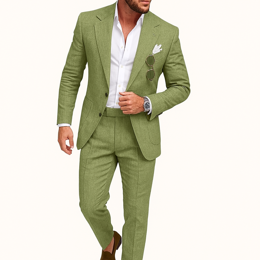 Herren Eleganter Slim-Fit Anzug – Modernes, Maßgeschneidertes Formalwear