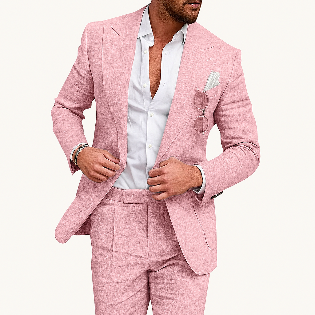 Herren Eleganter Slim-Fit Anzug – Modernes, Maßgeschneidertes Formalwear