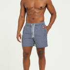Herren Quick-Dry Gestreifte Boardshorts – Leichte Bade-Shorts