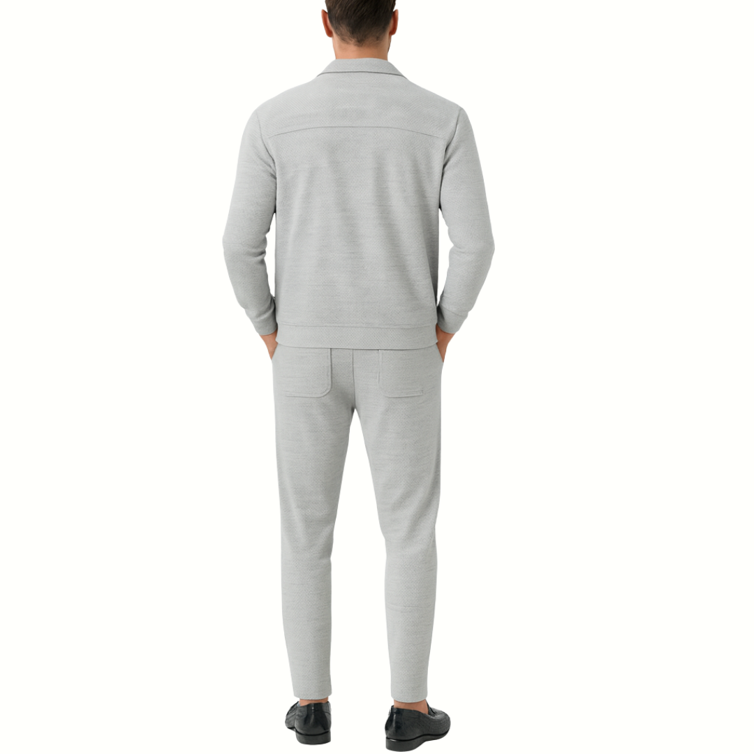 Herren Sportanzug Set – 2-teiliges Jogginghose- und Zip-Jacke-Outfit