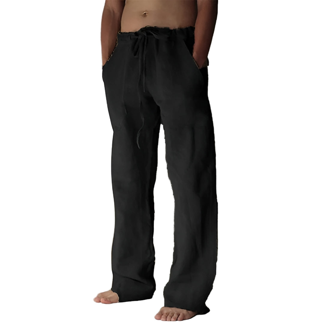 Herren Leinen Sommerhose – Leichte Freizeit-Hosen für den Urlaub