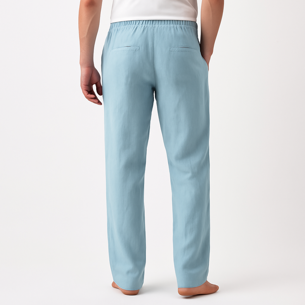 Herren Leinen Sommerhose – Leichte Freizeit-Hosen für den Urlaub