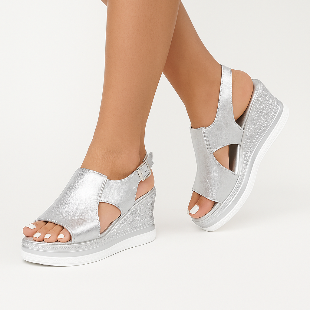Orthopädische Slingback-Sandalen – Unterstützung für Fußgewölbe und Fersen