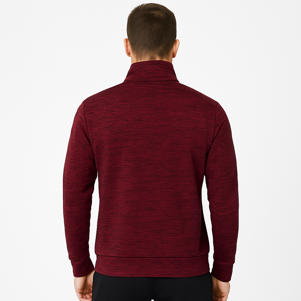 Herren Zip-Up Sportweste mit Kragen – Ärmellose Freizeit-Gilet