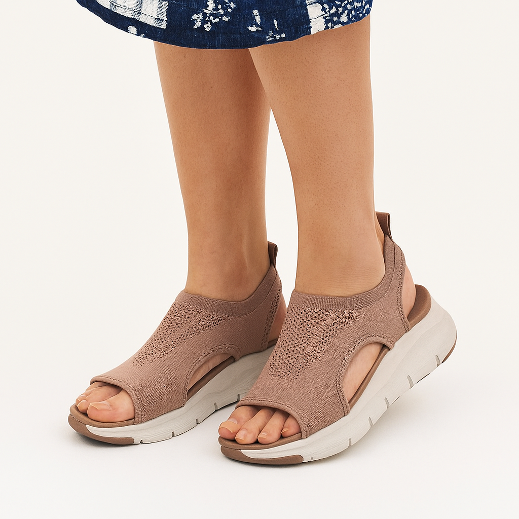 Unterstützende orthopädische Sandalen für Damen – Fußgewölbe-Linderung im Sommer-Stil