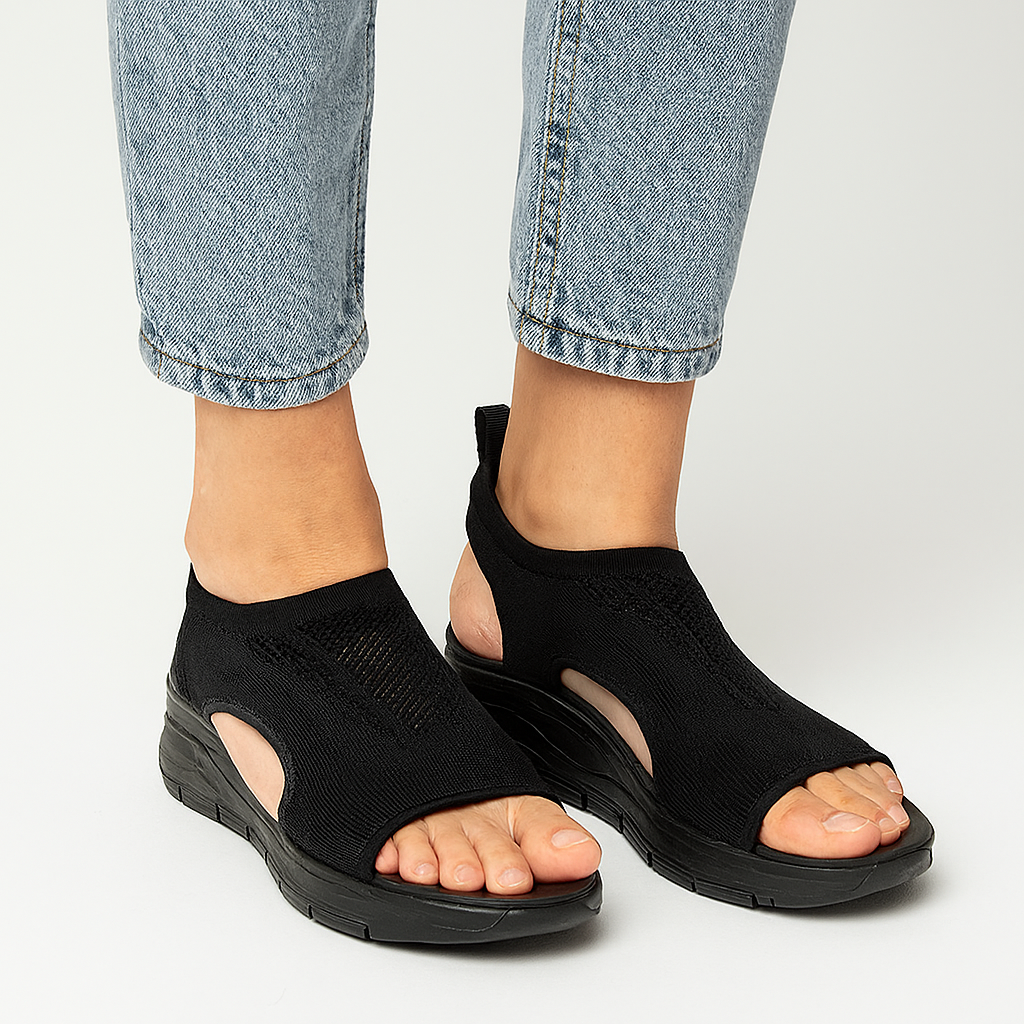 Unterstützende orthopädische Sandalen für Damen – Fußgewölbe-Linderung im Sommer-Stil