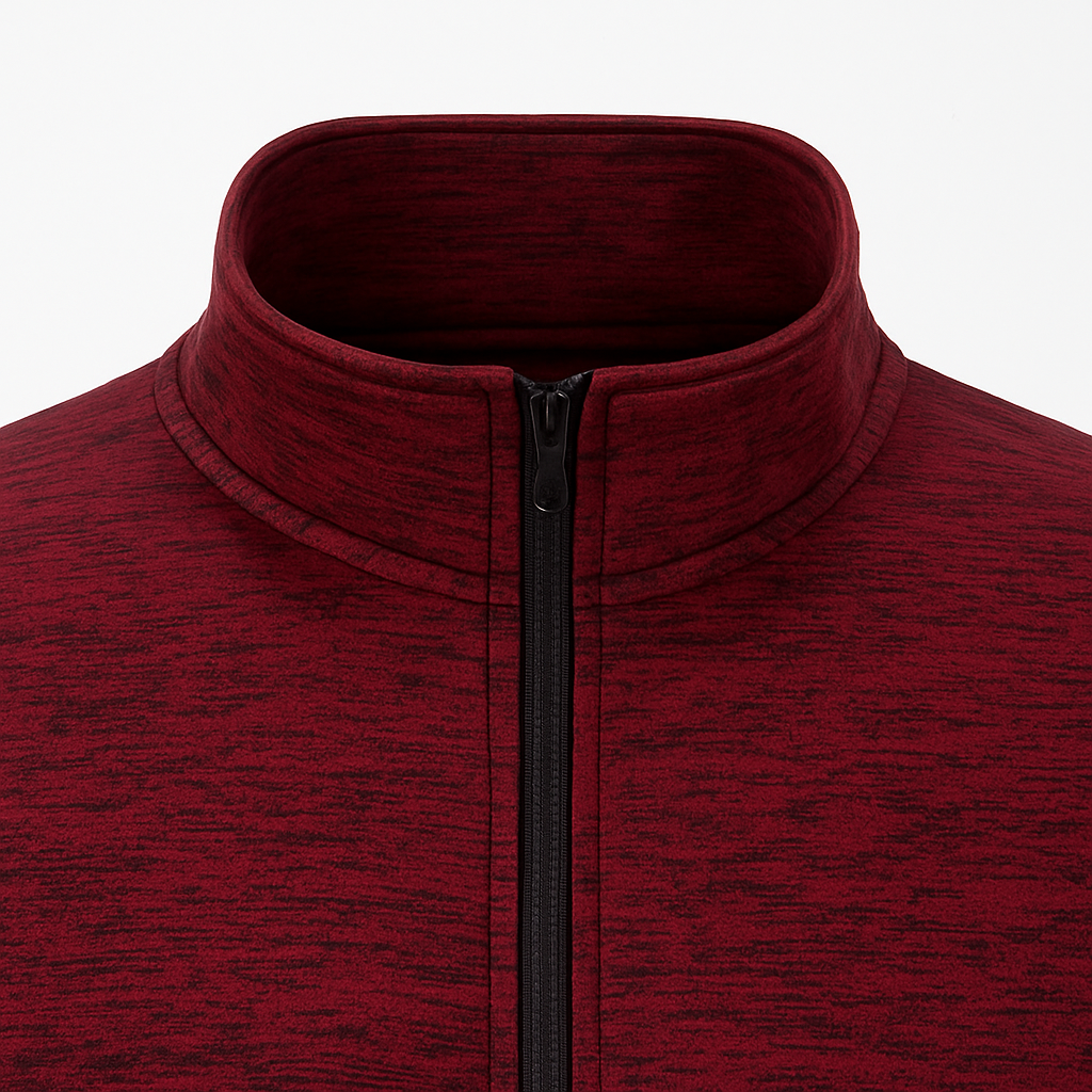 Herren Zip-Up Sportweste mit Kragen – Ärmellose Freizeit-Gilet