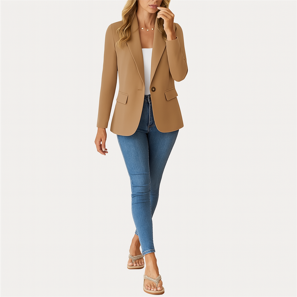 Damen Leichter Blazer – Vicky Unstrukturierte Jacke