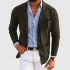 Herren Blazer Jacke – Smart-Casual Anzugjacke mit Reverskragen