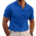 Herren V-Ausschnitt Polohemd – Kurzarm Sommer Casual Top