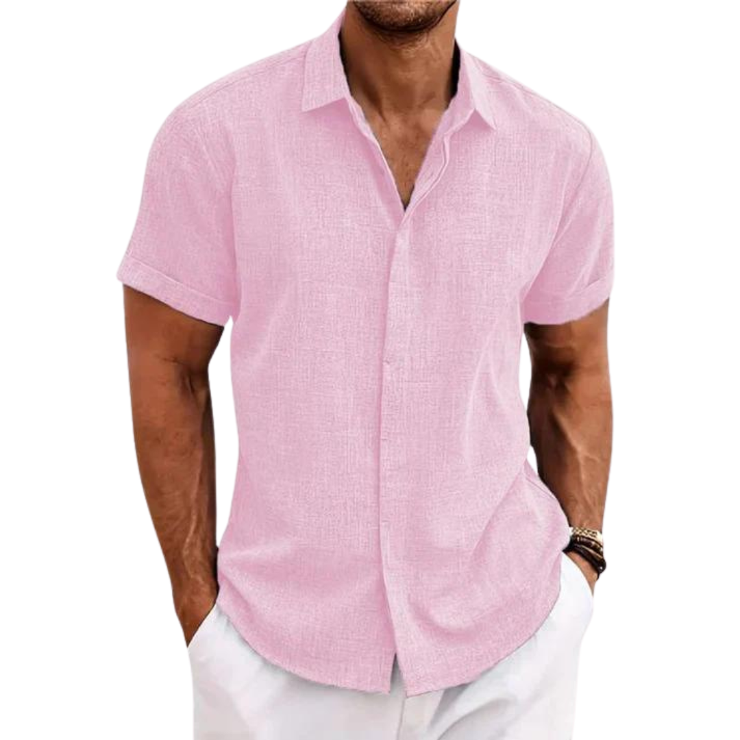 Herren Kurzarmhemd – Smart-Casual Sommer Button-Up