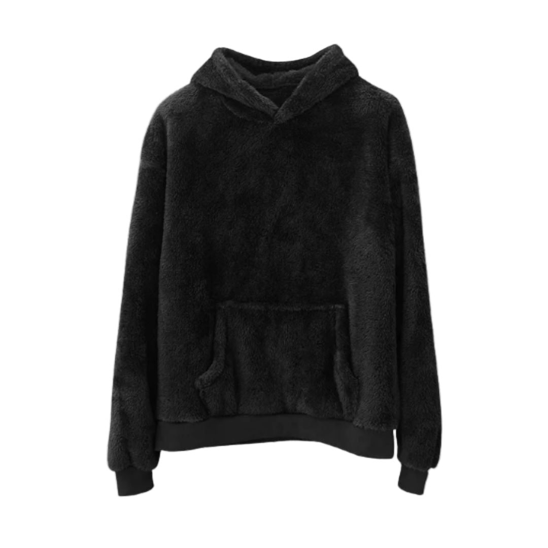 Herren Fleece-Hoodie – Lässiger Pullover mit Kängurutasche