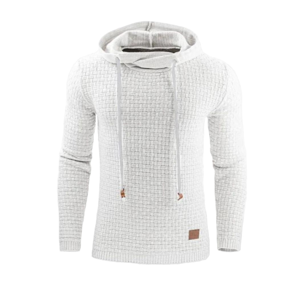 Herren Casual Hoodie – Alltagspullover mit Kordelzugkapuze