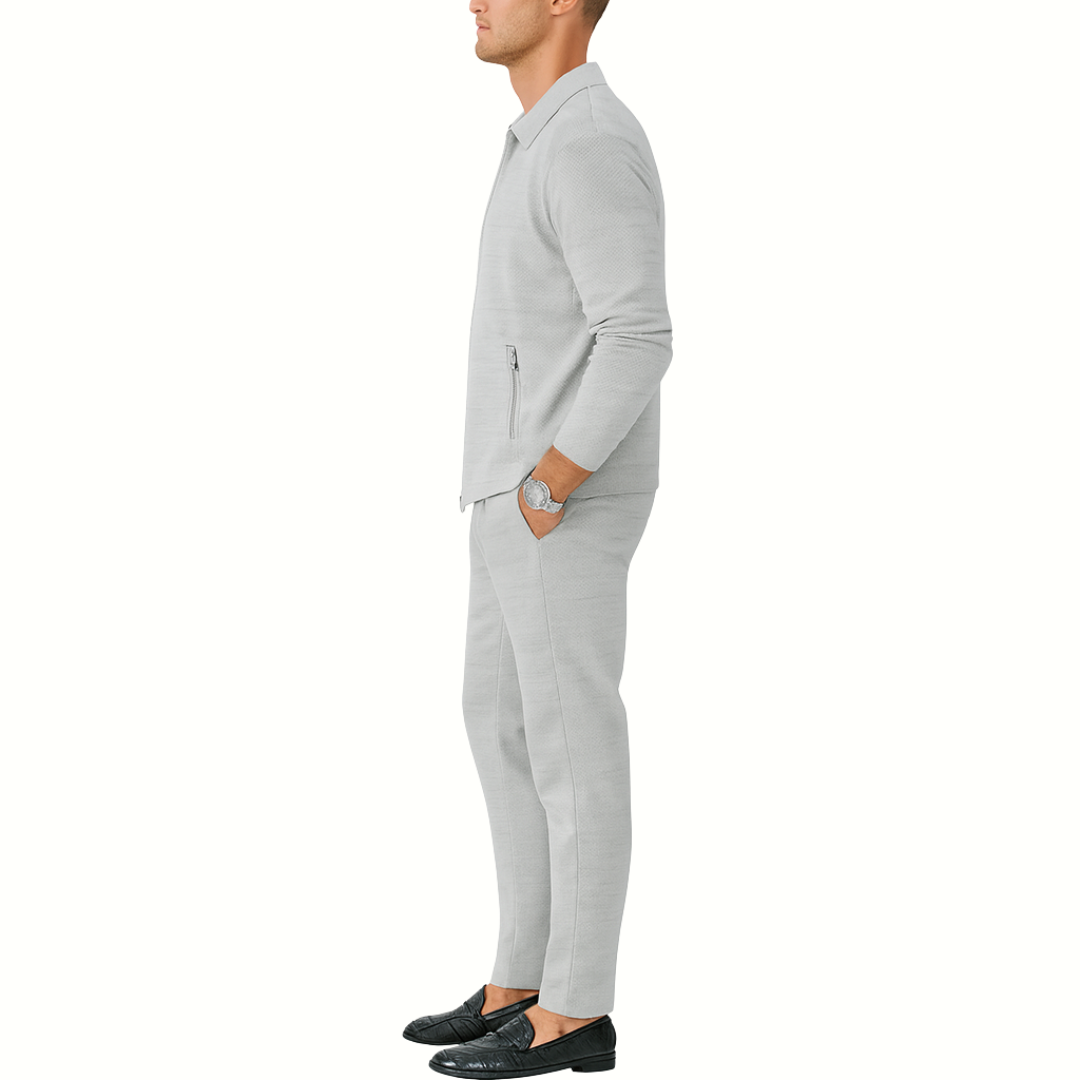 Herren Sportanzug Set – 2-teiliges Jogginghose- und Zip-Jacke-Outfit