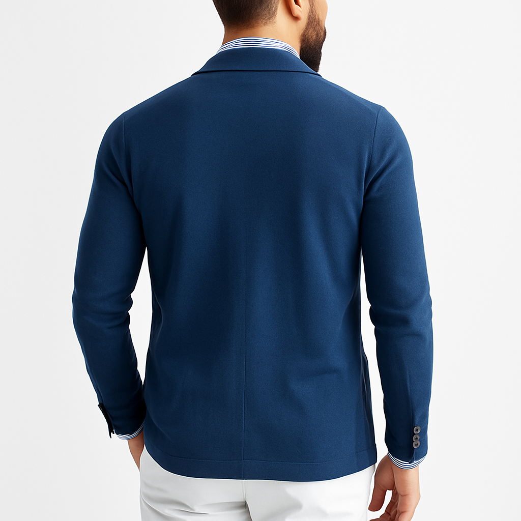 Herren Blazer Jacke – Smart-Casual Anzugjacke mit Reverskragen