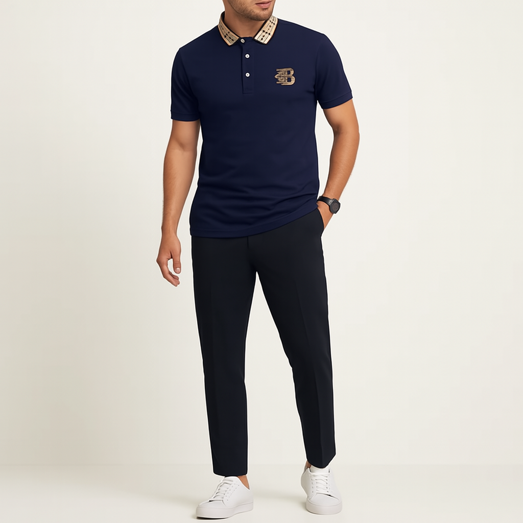 Herren Polohemd – Belarius Baumwoll-Mesh Polo, atmungsaktiv
