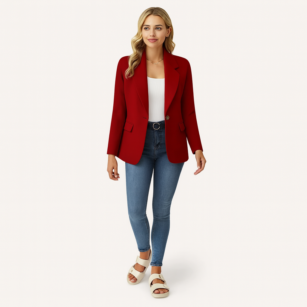 Damen Leichter Blazer – Vicky Unstrukturierte Jacke