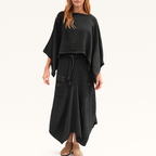 Damen Baumwoll-Leinen Sommeranzug – Leichtes, maßgeschneidertes 2-Teile Set