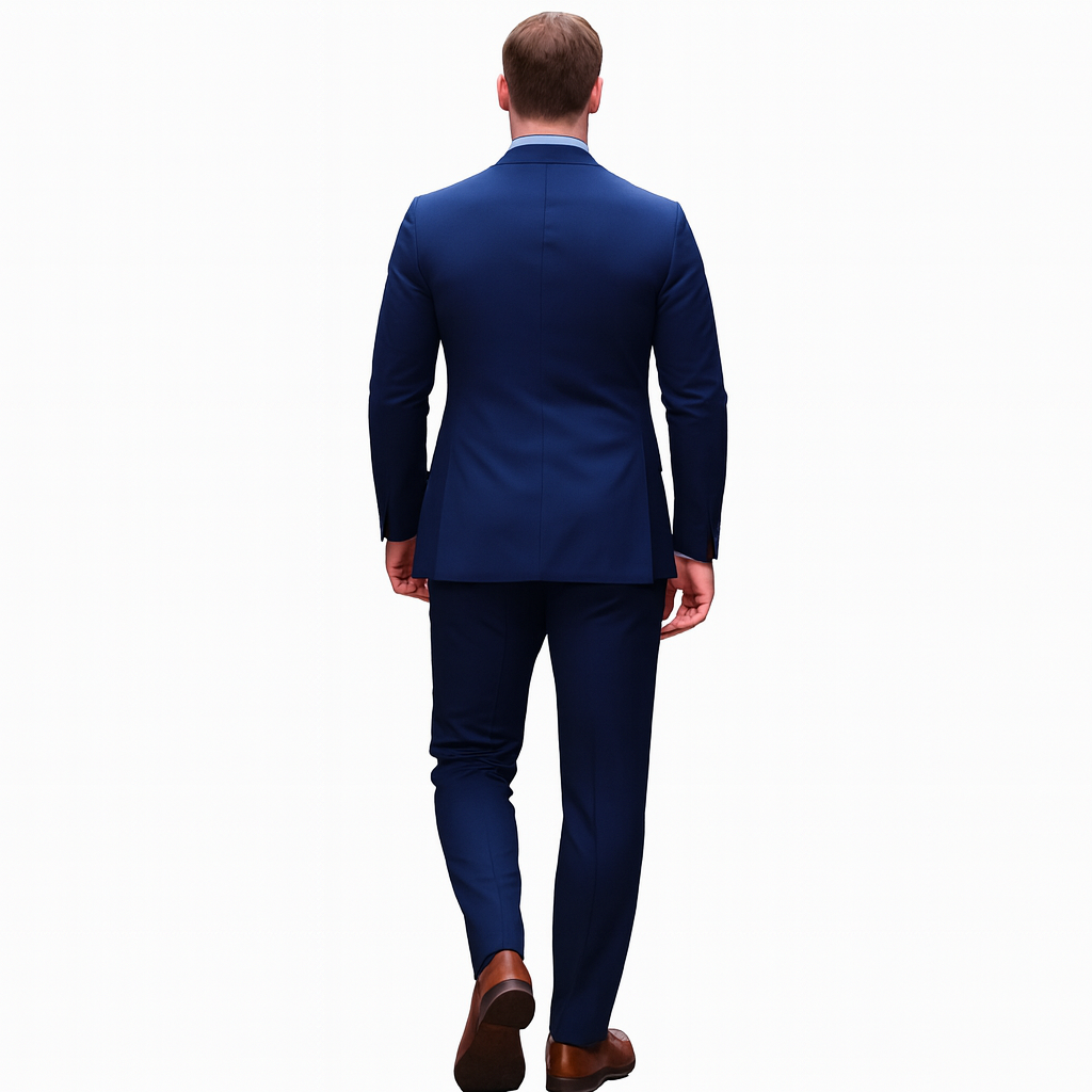 Herren 2-Teiliges Anzug Set mit Sakko und Hose – Formelle Bürobekleidung