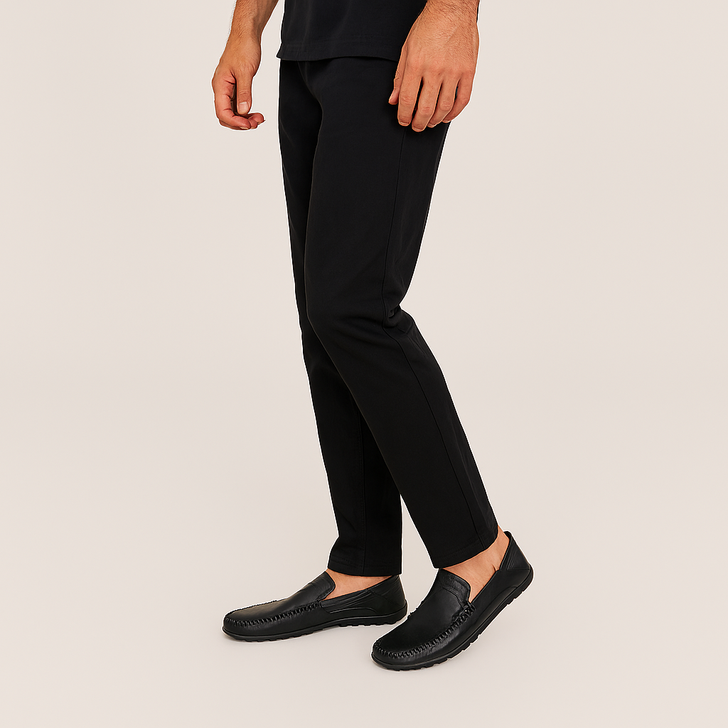 Italienische Echte Leder Loafers für Damen – Gepolsterte Slip-Ons