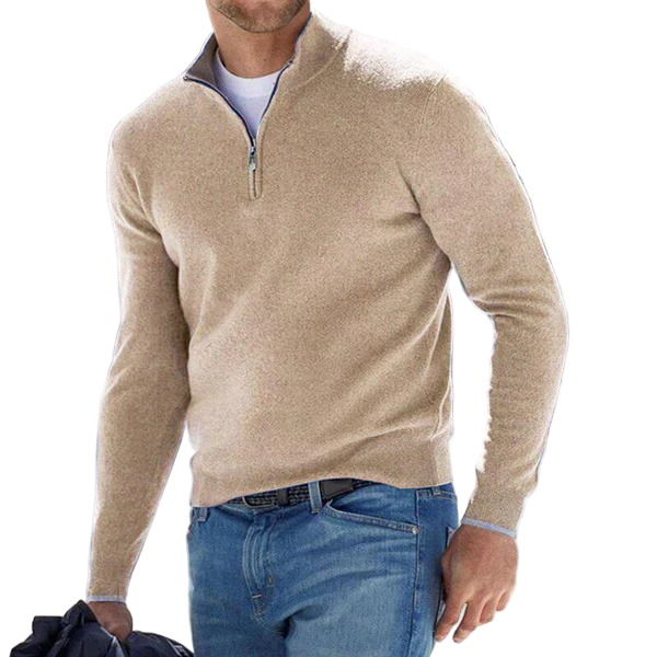 Herren Half-Zip Pullover – Strickpullover für smart-casual Outfits