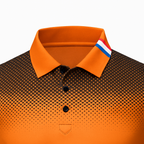 Herren-Kurzarm-Poloshirt – Klassischer Rippkragen Sommeroberteil