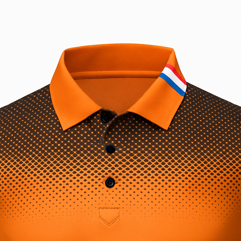 Herren-Kurzarm-Poloshirt – Klassischer Rippkragen Sommeroberteil