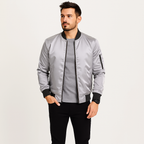 Leichte Bomberjacke für Herren – Frühjahrs-Sommer Lagenlook