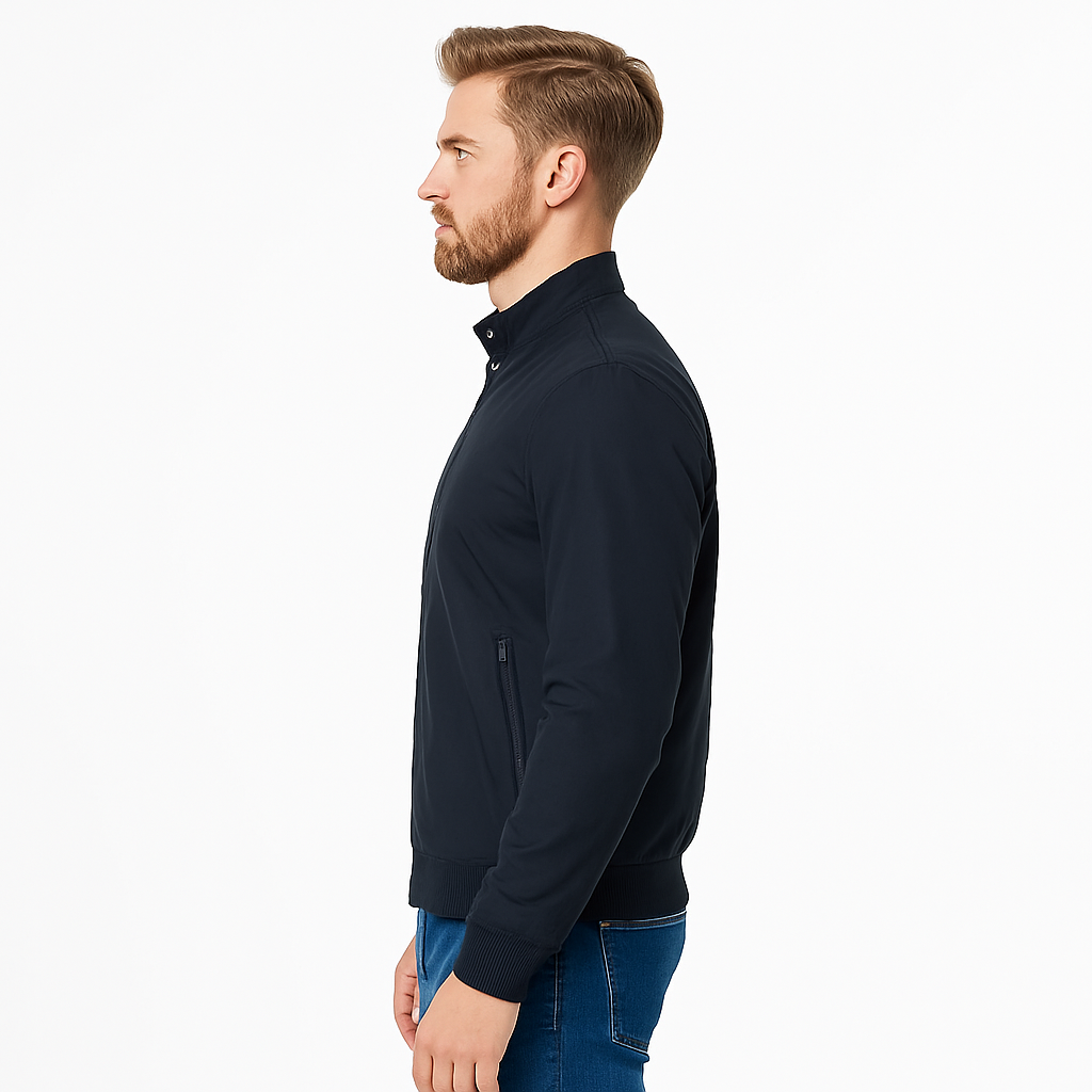 Herren Sommer Bomberjacke – Leichte, lässige Zip-Up Jacke