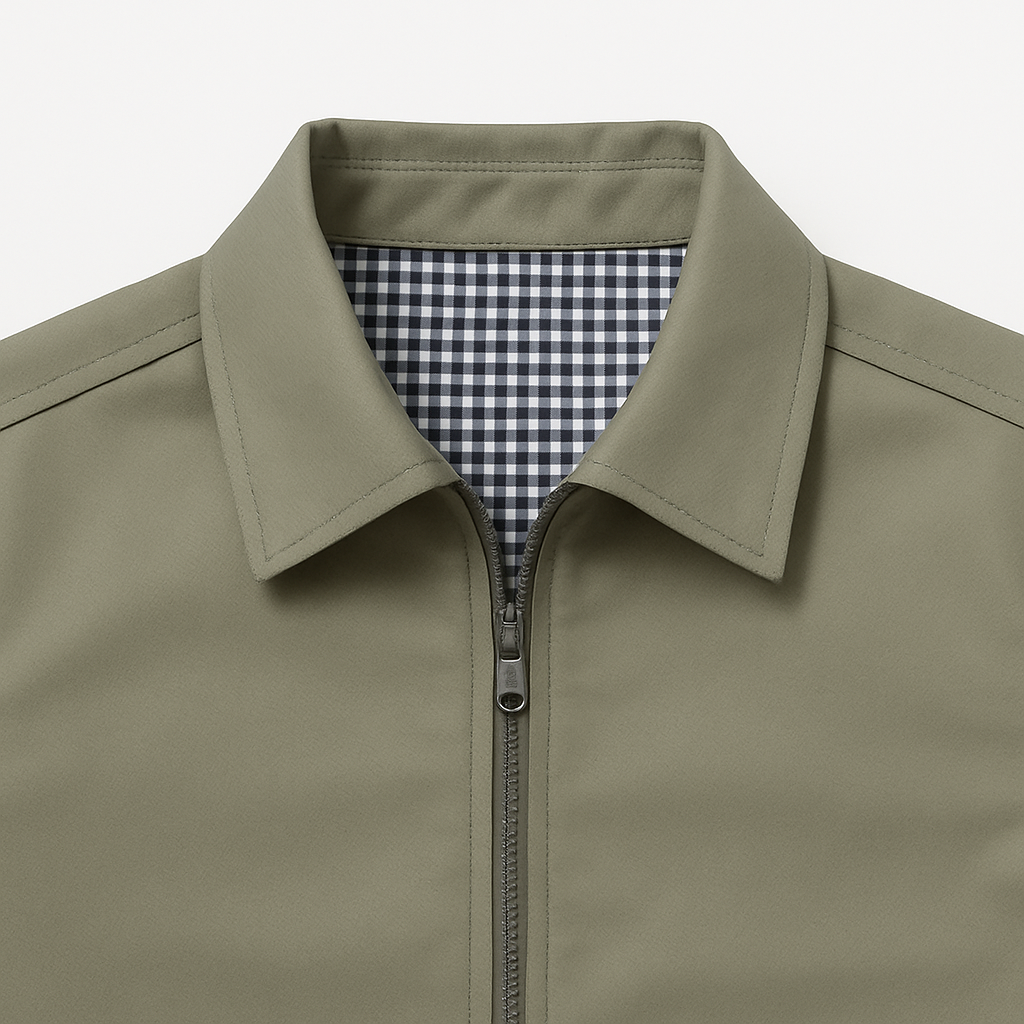 Herren Sommerjacke – Leichte, lässige Zip-Up Jacke