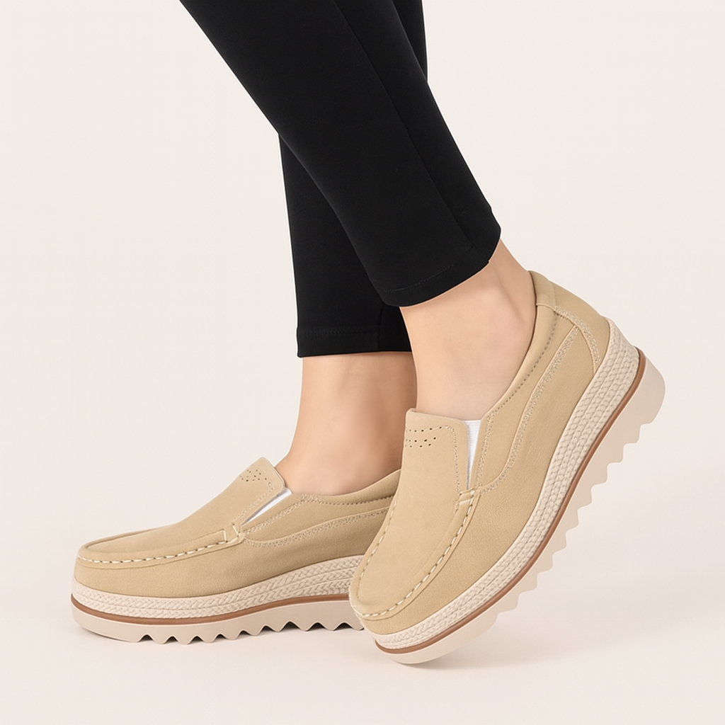 Schmale Loafers für Damen mit spitzer Schuhspitze – leichte Slip-Ons für den Sommer