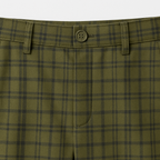 Herren Graue Kariert Slim Fit Hose – Smarte Arbeitskleidung