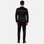 Herren 2-teiliger Anzug mit Jacke mit Notch-Kragen und passender Hose