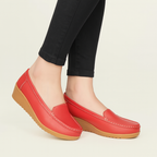 Elegante Damenslipper mit spitz zulaufender Schuhspitze – Leichte Slip-On Ballerinas