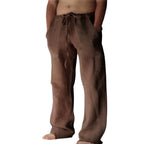 Herren Leinen Sommerhose – Leichte Freizeit-Hosen für den Urlaub