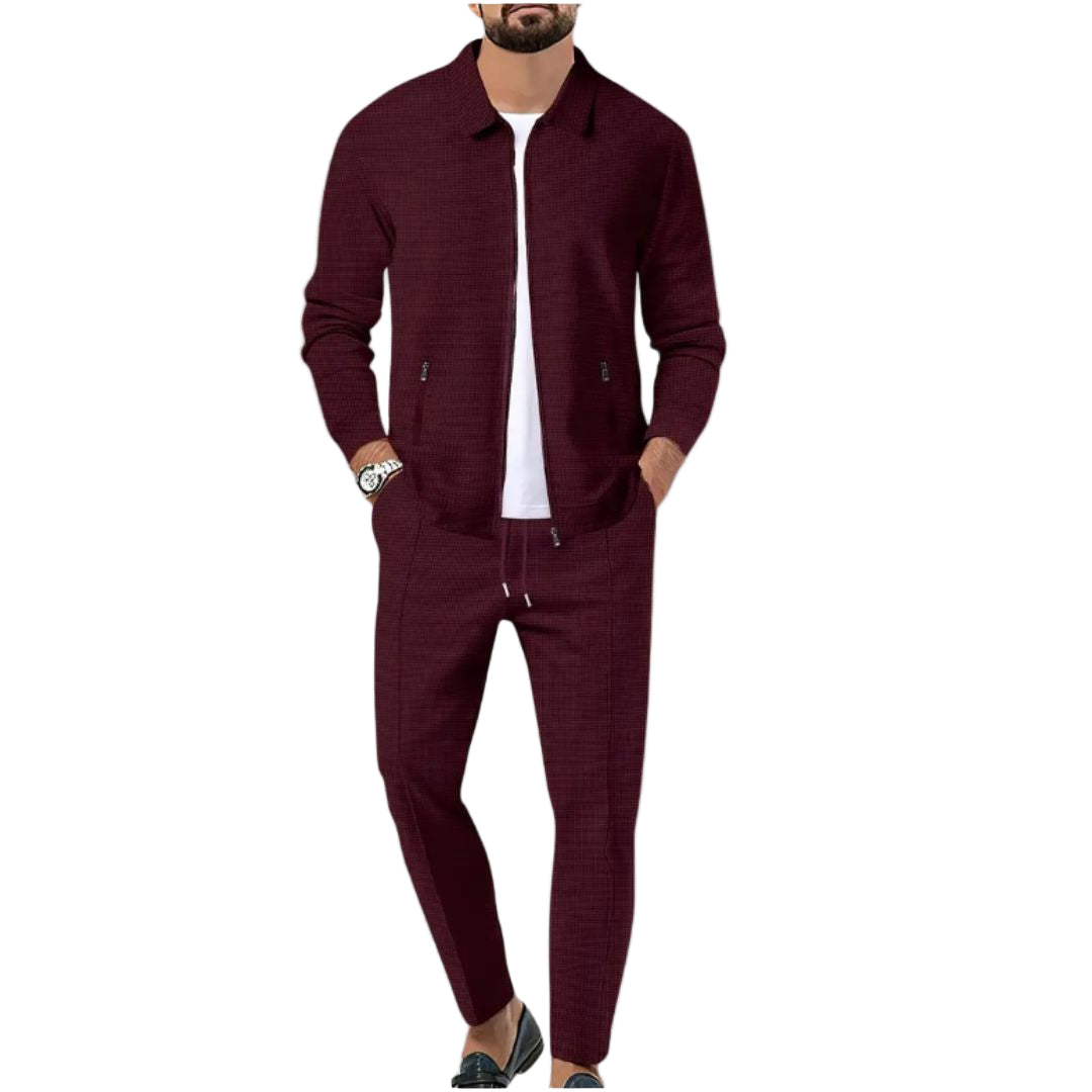 Herren Sportanzug Set – 2-teiliges Jogginghose- und Zip-Jacke-Outfit