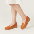 Elegante Damenslipper mit spitz zulaufender Schuhspitze – Leichte Slip-On Ballerinas
