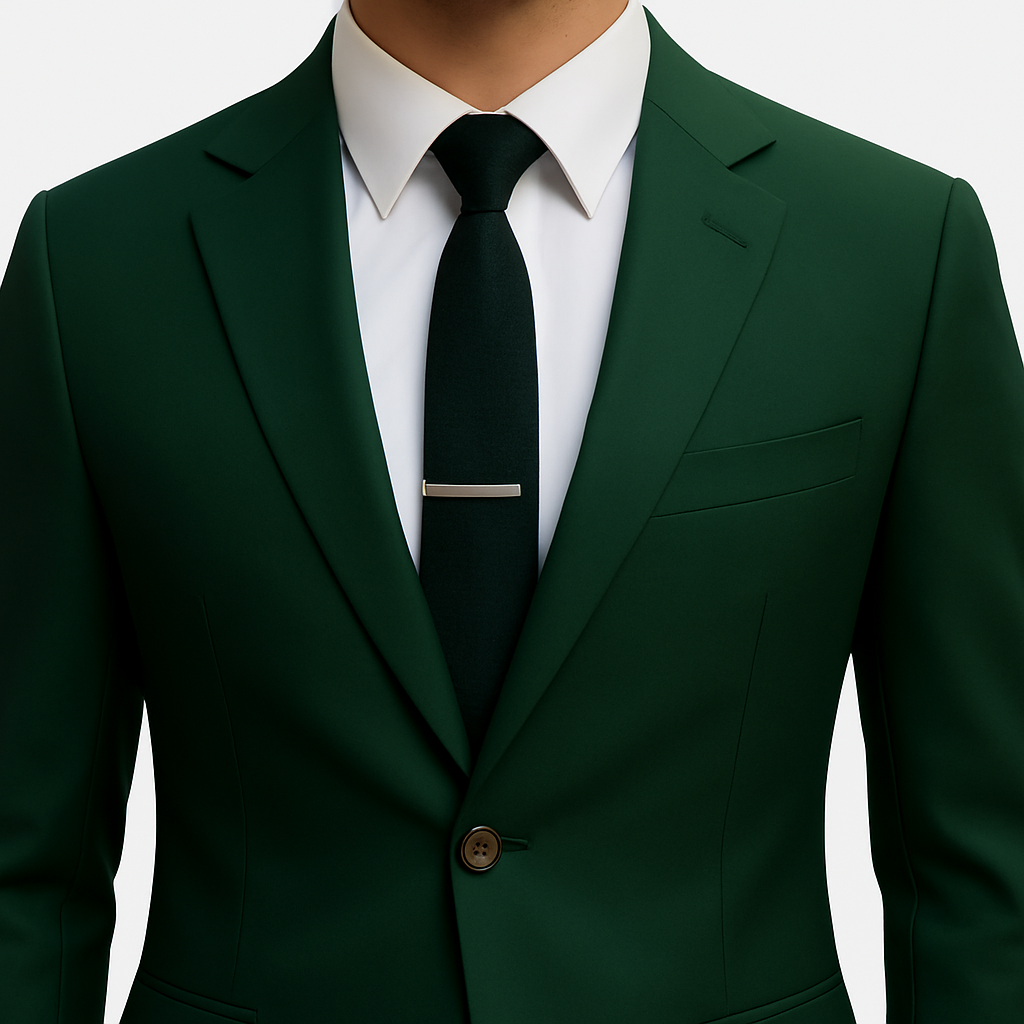 Herren 2-teiliger Einreiher-Anzug mit Jacke und Hose